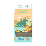 O Gato Pescador - Livro + Puzzle 50 Peças - Edicare