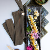 Collant sem Pés com Suspensórios Hippy - Seaweed Brown