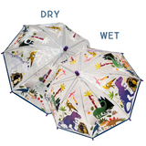 Guarda-Chuva Mágico - Muda de Cor com Água - Dinossauros