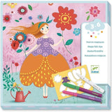 Vestidos da Marie - Jogo de Colorir - Djeco