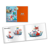 Constrói Barcos Flutuantes - Origami com Autocolantes - Djeco