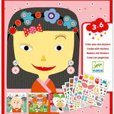 Todos somos diferentes - Crea con stickers - Djeco