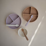 Prato de Silicone com Ventosa - Soft Lilac - Mushie