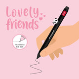 Caneta de Gel - Lovely Friends - Panda