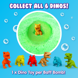 Bomba de Banho Baff Bombz Surprise - Figuras de Dinossauros Colecionáveis