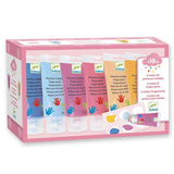 6 Tubo de Tinta para Pintar com as Mãos - Sweet - Djeco