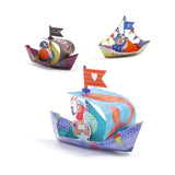 Constrói Barcos Flutuantes - Origami com Autocolantes - Djeco