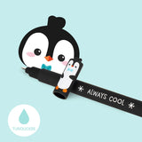 Caneta de Gel Apagável - Penguin - Legami