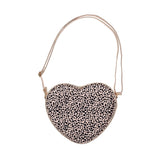 Mala Tiracolo Leopardo Love Heart - Rockahula