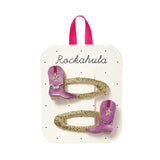 Conj. 2 Ganchos de Cabelo Dolly Disco Cowgirl - Rockahula