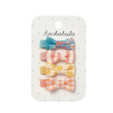 Conj. 4 Clips Mini de Laço Floral Heidi - Rockahula