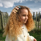 Conj. 4 Clips Mini de Laço Floral Heidi - Rockahula