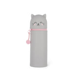 Estojo em Silicone Macio 2-1 Kawaii - Kitty - Legami