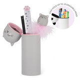 Estojo em Silicone Macio 2-1 Kawaii - Kitty - Legami