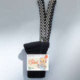 Collant sem Pés com Suspensórios - Classic Black Checked