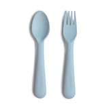 Konj. Gabel und Löffel – Powder Blue – Mushie