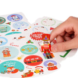 Conj. de 150 Autocolantes Santa Claus - Legami Natal