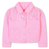 Casaco de Ganga Rosa - Billieblush