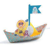 Constrói Barcos Flutuantes - Origami com Autocolantes - Djeco