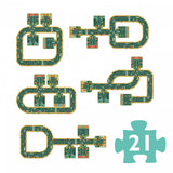 Puzzle Roads - Estradas para Brincar com Carrinhos - Djeco