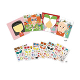 Todos somos diferentes - Crea con stickers - Djeco