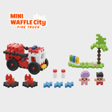 Mini Waffle - Carro de Bombeiros - 80 Peças
