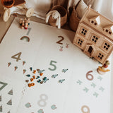 Play&Go - Alfombra de Espuma EEVAA - Números - 180x180 cm