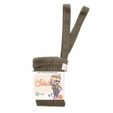 Collant sem Pés com Suspensórios Hippy - Seaweed Brown