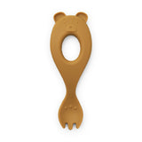 Garfo em Silicone Liva - Panda Mustard - Liewood
