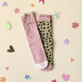 Pack de 2 Meias Clara Cat Leopard - Rockahula
