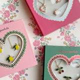 Conj. de Colar, Pulseira e Anel - Cherry - Konges Slojd