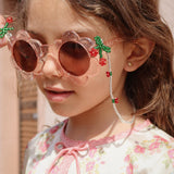 Óculos com Forma de Flor (5-10 anos) - Glitter Rose - Konges Slojd