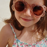 Óculos com Forma de Flor (5-10 anos) - Glitter Rose - Konges Slojd
