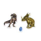 160 Stickers - Dinossauros