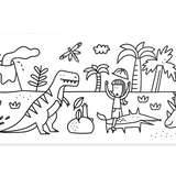 Desenrolla los Dinosaurios - Rollo para colorear