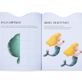 Livro de Atividades com Autocolantes - Sereias - Edicare