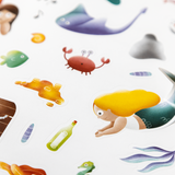 Livro de Atividades com Autocolantes - Sereias - Edicare