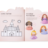 Livro de Atividades com Autocolantes - Princesas - Edicare