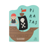 Livro de Atividades com Autocolantes - Piratas - Edicare