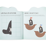 Livro de Atividades com Autocolantes - Piratas - Edicare
