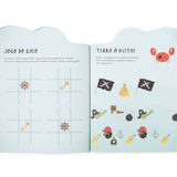 Livro de Atividades com Autocolantes - Piratas - Edicare