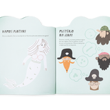 Livro de Atividades com Autocolantes - Piratas - Edicare