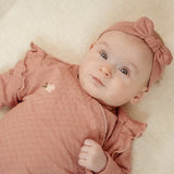 Babygrow Tipo Envelope - Pink Blush - Fairy Flowers - Little Dutch