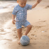 Pelota de playa - Flores rosas - Little Dutch