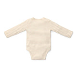 Body Envelope de Manga Comprida Soft - Beige Stripe - Little Dutch