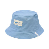 Chapéu Bucket - Ocean Blue/ Brown Stripes - Little Dutch