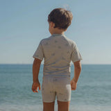Conj. de Camisola de Banho Manga Curta e Calções - Ocean Adventure - Little Dutch