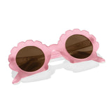 Óculos de Sol de Criança - Shell Mermaid Pink - Little Dutch