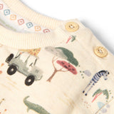 Sweat Safari Friends - Safari Adventure - Vanilla Melange - Little Dutch