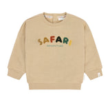 Sweat Safari Friends - Taupe Quente - Little Dutch
